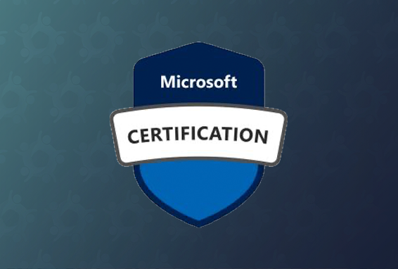 Microsoft Certified courses badge