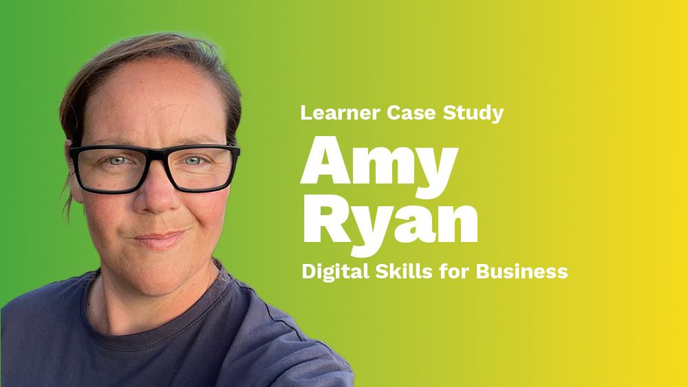 Case study image for Amy Ryan, Digital Skills for Business