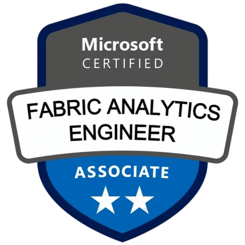 Microsoft Certified Fabric Analytics Engineer Logo