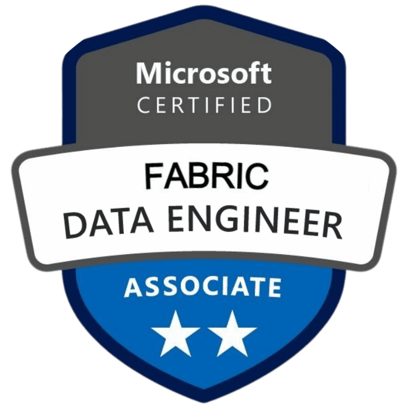 Microsoft Fabric Data Engineer Logo